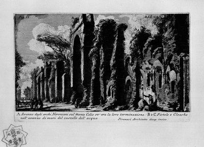 Neronian Aqueduct (?) by Giovanni Battista Piranesi